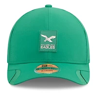 Casquette ajustable 9FORTY verte New Era pour homme, modèle rétro des Philadelphia Eagles 2025