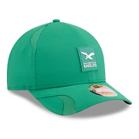 Casquette ajustable 9FORTY verte New Era pour homme, modèle rétro des Philadelphia Eagles 2025