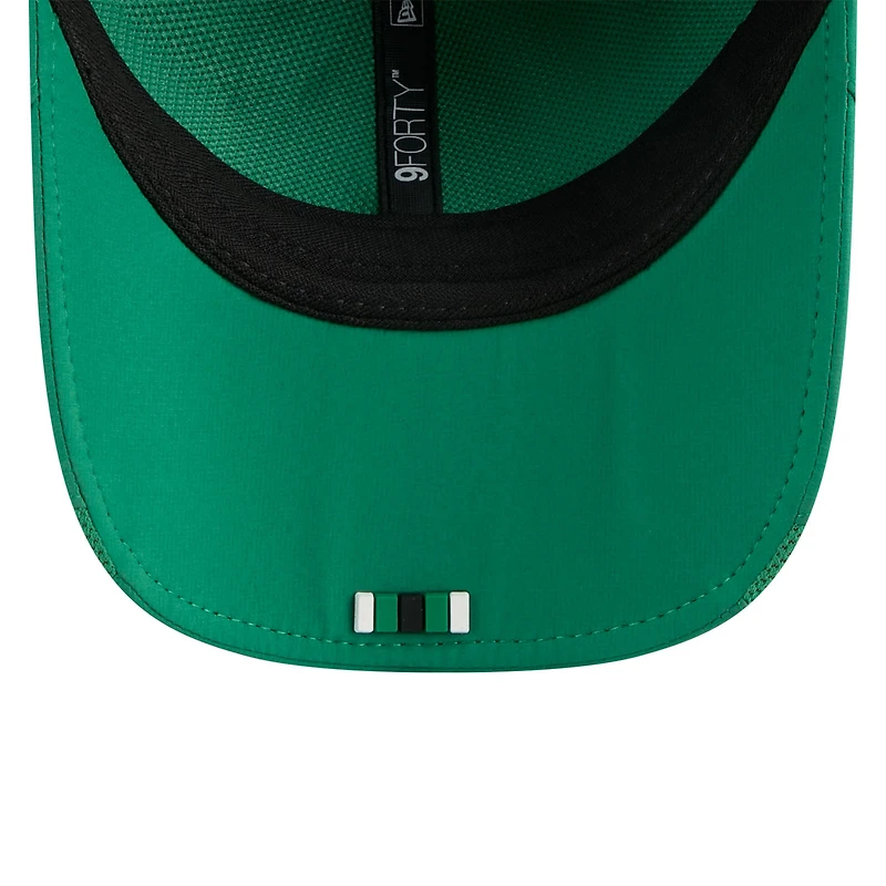Casquette ajustable 9FORTY verte New Era pour homme, modèle rétro des Philadelphia Eagles 2025