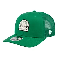 Men's New Era Kelly Green Philadelphia Eagles Contest 9SEVENTY Adjustable Trucker Hat