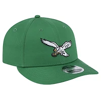 Casquette à visière plate 9FIFTY de New Era pour homme, modèle Kelly Green Philadelphia Eagles
