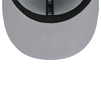 Casquette à visière plate 9FIFTY de New Era pour homme, modèle Kelly Green Philadelphia Eagles