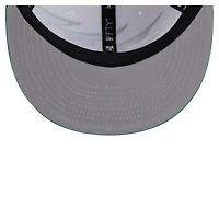 Casquette Snapback Philadelphia Eagles Throwback Jagged 9FiFTY Kelly Green New Era pour homme