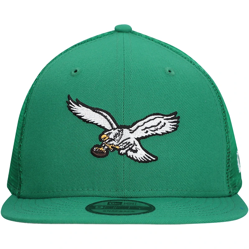 Casquette snapback Philadelphia Eagles 9FIFTY de New Era pour homme, vert Kelly