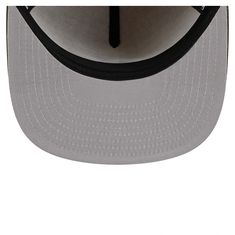 Casquette snapback New Era 9FIFTY kaki/olive pour homme, coloris A-Frame, Philadelphia Eagles