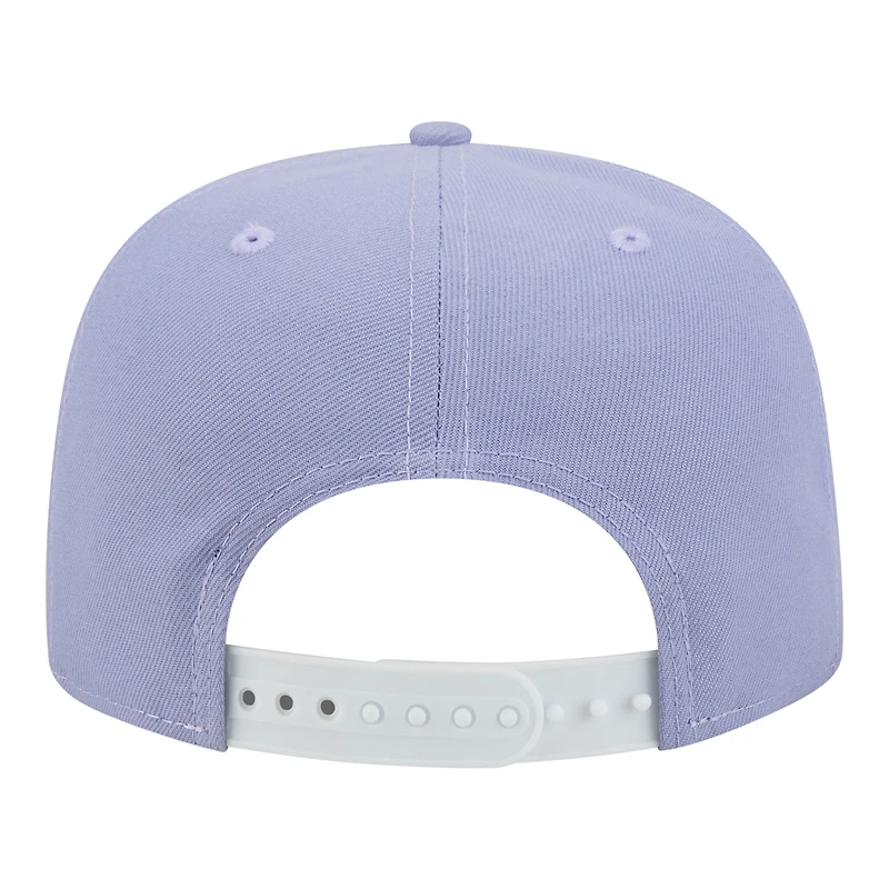 Casquette snapback New Era 9FIFTY Bloom A-Frame pour homme, couleur lavande, Philadelphia Eagles