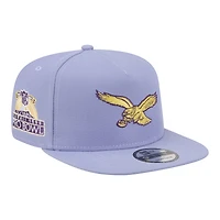 Casquette snapback New Era 9FIFTY Bloom A-Frame pour homme, couleur lavande, Philadelphia Eagles