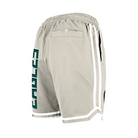 Short beige clair à patchs multiples Stone des Philadelphia Eagles de New Era pour homme