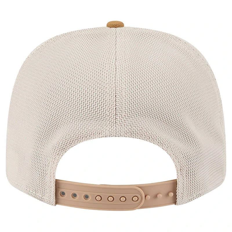 Casquette ajustable bicolore rétro 9SEVENTY beige clair des Philadelphia Eagles de New Era pour homme
