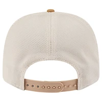 Casquette ajustable bicolore rétro 9SEVENTY beige clair des Philadelphia Eagles de New Era pour homme