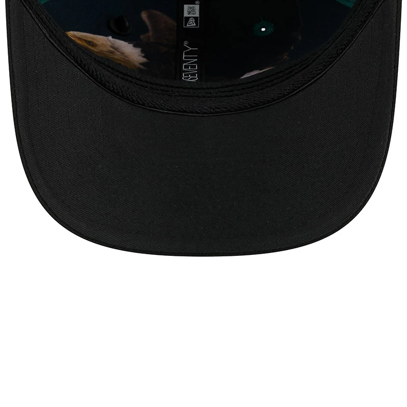 Men's New Era Midnight Green/Black Philadelphia Eagles 2026 NFL Draft 9SEVENTY Adjustable Hat