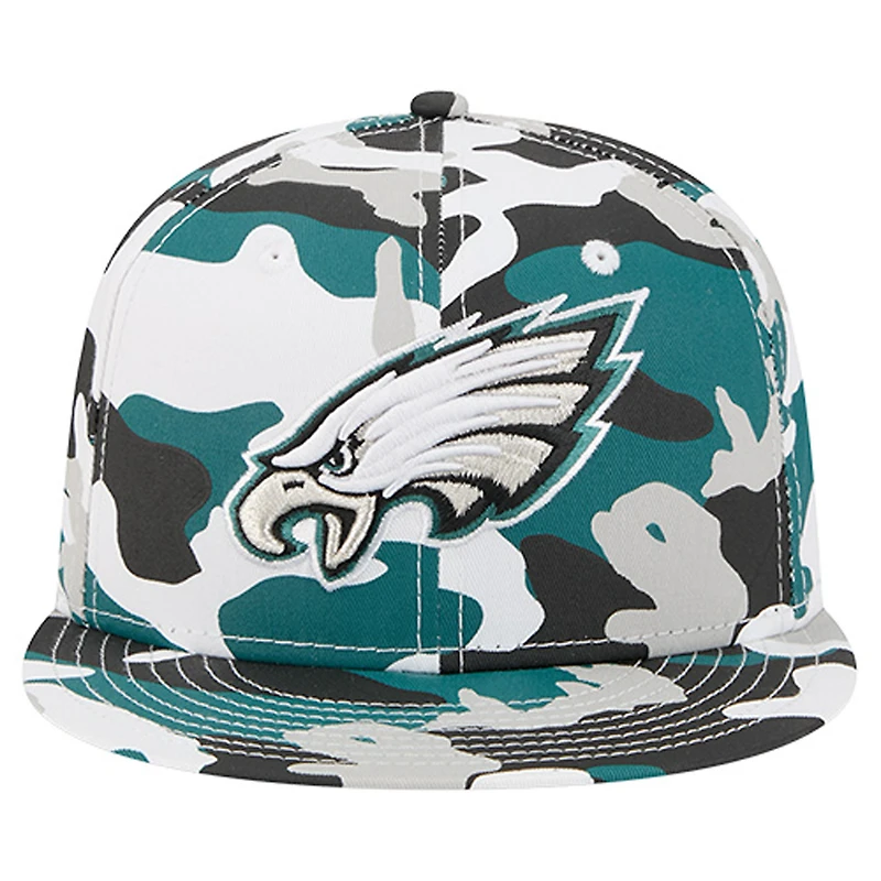 Casquette ajustée 59FIFTY New Era verte/noire des Philadelphia Eagles pour homme