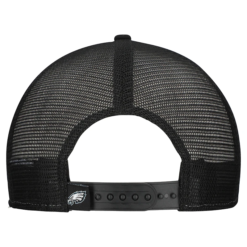 Men's New Era Midnight Green/Black Philadelphia Eagles Outdoor Split Panel 9FIFTY Snapback Hat