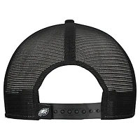 Casquette snapback 9FIFTY à panneau fendu pour homme New Era, vert nuit/noir, Philadelphia Eagles