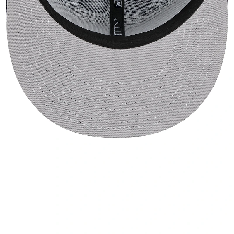 Casquette Snapback 9FIFTY Snapback de l'équipe des Philadelphia Eagles New Era pour hommes, vert nuit/noir