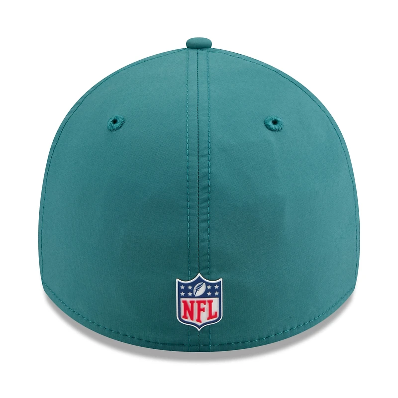 Casquette 39THIRTY Flex Sideline 2025 des Philadelphia Eagles de New Era pour homme, vert nuit