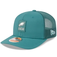 Casquette ajustable 9SEVENTY Sideline 2025 des Philadelphia Eagles de New Era pour homme, vert nuit