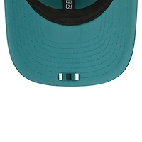 Men's New Era  Midnight Green Philadelphia Eagles 2025 Sideline 9SEVENTY Adjustable Trucker Hat