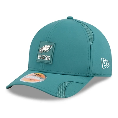 Men's New Era Midnight Green Philadelphia Eagles 2025 Sideline M-Crown 9FORTY Adjustable Hat