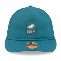 Casquette ajustée New Era 59FIFTY pour homme, vert nuit, Philadelphia Eagles 2025 Sideline Retro Crown