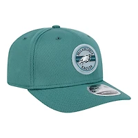 Casquette ajustable extensible à boutons-pression 9SEVENTY Adventure Patched Philadelphia Eagles Midnight Green New Era pour homme