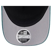 Casquette ajustable en velours côtelé 9FORTY A-Frame vert nuit des Philadelphia Eagles de New Era pour homme