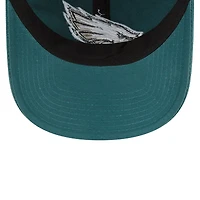 Casquette ajustable New Era Core Classic 9TWENTY pour homme, vert nuit, des Philadelphia Eagles