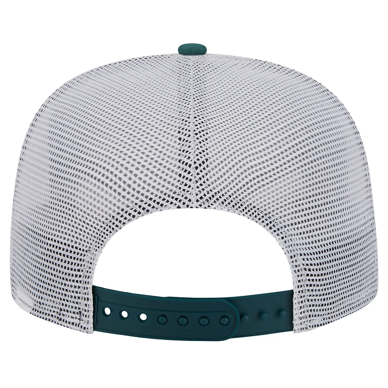 Casquette Snapback 9FIFTY Snapback vert nuit des Philadelphia Eagles Court Sport New Era pour hommes