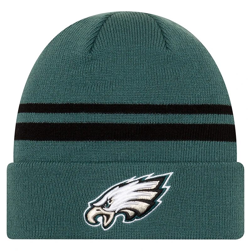 Men's New Era  Midnight Green Philadelphia Eagles Cuffed Knit Hat