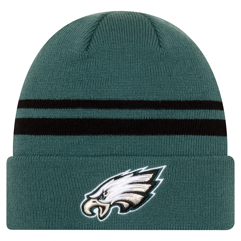 Men's New Era  Midnight Green Philadelphia Eagles Cuffed Knit Hat