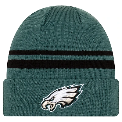Men's New Era  Midnight Green Philadelphia Eagles Cuffed Knit Hat