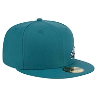 Men's New Era Midnight Green Philadelphia Eagles Flawless 59FIFTY Fitted Hat