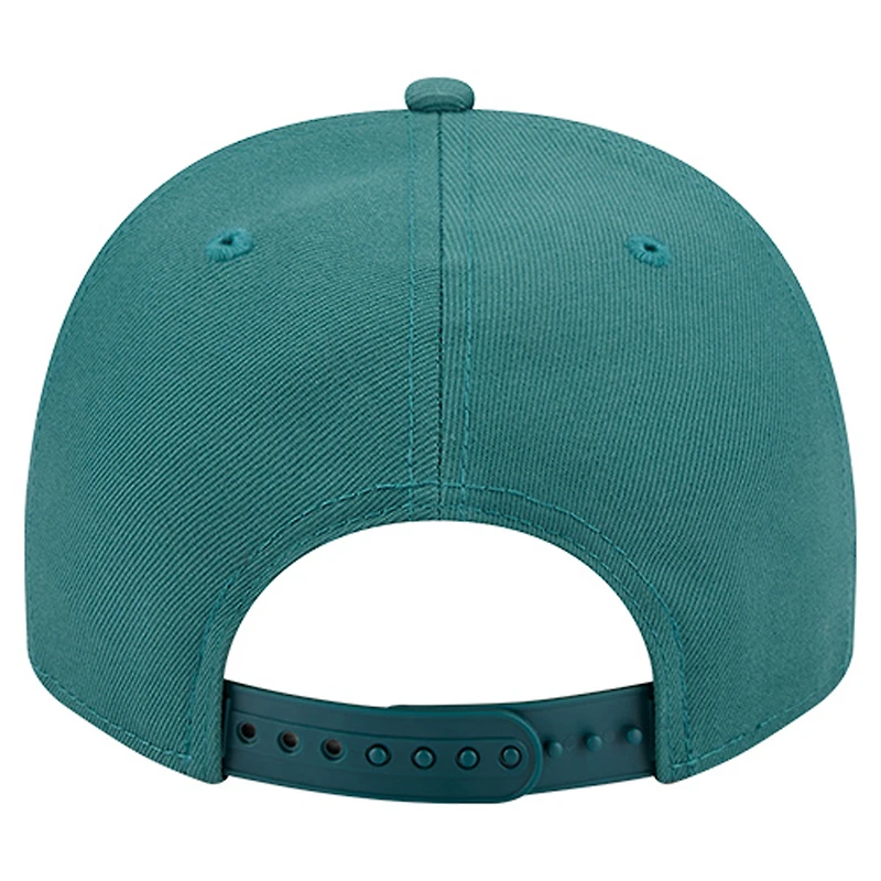 Men's New Era  Midnight Green Philadelphia Eagles Local Play A-Frame 9FIFTY Snapback Hat