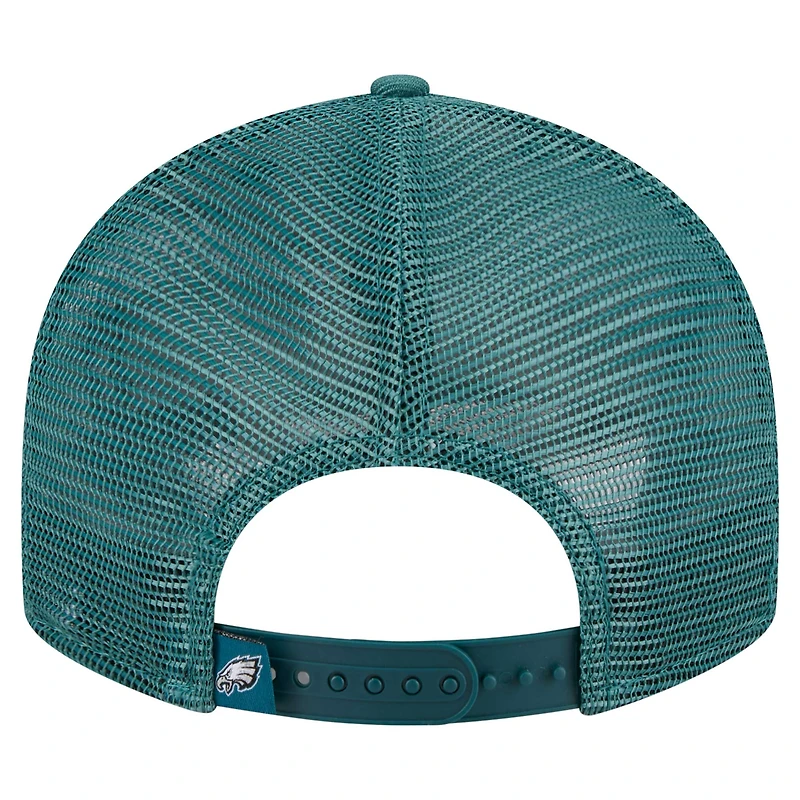 Casquette Snapback Low Profile 9FIFTY pour homme New Era verte Philadelphia Eagles