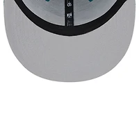 Casquette Snapback 9FIFTY Main Trucker des Philadelphia Eagles New Era vert nuit pour hommes
