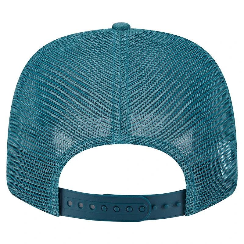 Casquette camionneur extensible 9SEVENTY pour homme New Era, vert nuit, des Philadelphia Eagles