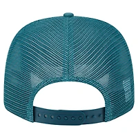 Casquette camionneur extensible 9SEVENTY pour homme New Era, vert nuit, des Philadelphia Eagles