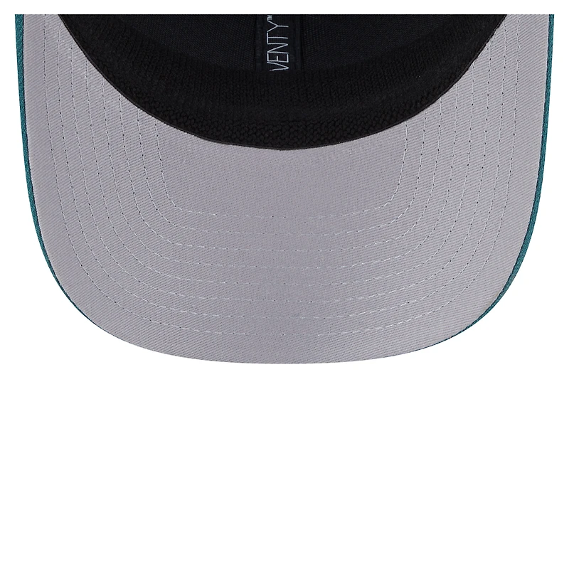 Casquette camionneur extensible 9SEVENTY pour homme New Era, vert nuit, des Philadelphia Eagles
