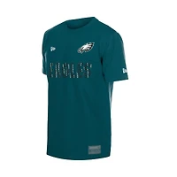 T-shirt de match New Era vert nuit pour homme, Philadelphia Eagles
