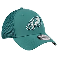 Casquette 39THIRTY Flex Outline des Philadelphia Eagles de New Era pour homme, vert nuit