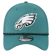 Men's New Era Midnight Green Philadelphia Eagles Perforated 39THIRTY Flex Hat
