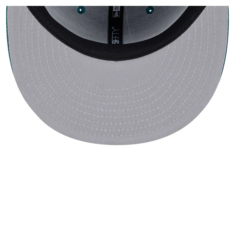 Casquette ajustée Ransom 59FIFTY pour homme New Era Midnight Green Philadelphia Eagles