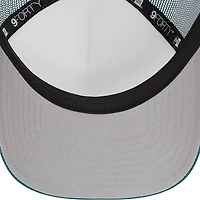 Casquette réglable 9FORTY Stacked A-Frame Trucker 9FORTY vert nuit des Philadelphia Eagles pour hommes