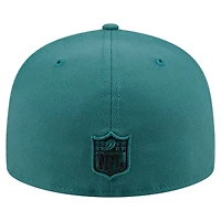 Casquette ajustée 59FIFTY pour homme New Era, vert nuit, motif State Stitch des Philadelphia Eagles
