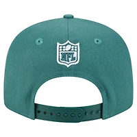 Casquette snapback New Era 9FIFTY pour homme, vert nuit, Philadelphia Eagles, Super Bowl LIX Champions