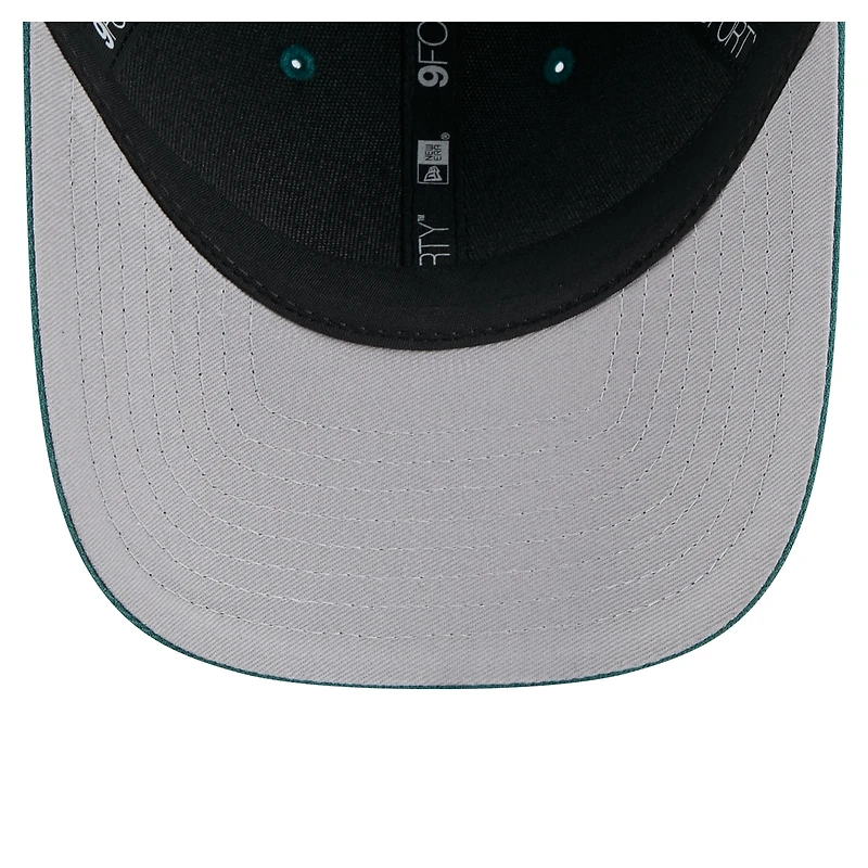 Casquette ajustable 9FORTY M-Crown pour homme, collection équipe des Philadelphia Eagles, vert nuit New Era