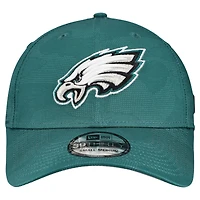 Casquette extensible 39THIRTY New Era pour homme, vert nuit, motif camouflage ton sur des Philadelphia Eagles