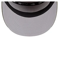 Men's New Era Olive/Brown Philadelphia Eagles Two-Tone Color Pack Split Panel 59FIFTY Fitted Hat