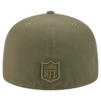 Casquette ajustée A-Frame 59FIFTY pour homme New Era, olive, Philadelphia Eagles, color pack