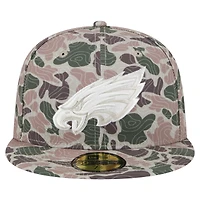 Casquette ajustée 59FIFTY Geo Camo des Philadelphia Eagles de New Era pour homme